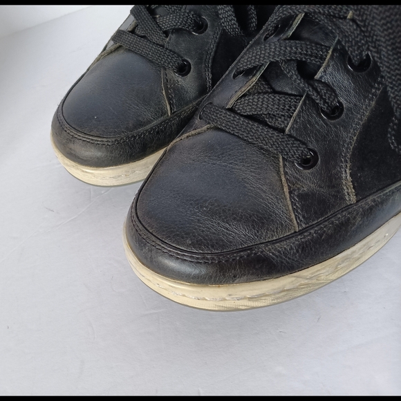 🖤 Callaway Ortholite Mens Golf Shoes Black Leather 9.5 - Picture 5 of 15